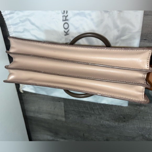 Michael Kors Small Tatiana Two Tone Leather Sachel - Picture 8 of 8